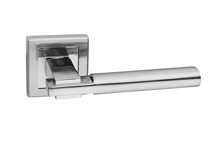 Ручка дверная PALIDORE A-294 SC/PC Матовый хром/хром