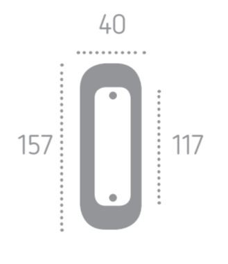 Ручка для раздвижных дверей MELODIA 811 АНТИЧНАЯ БРОНЗА