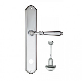 Дверная ручка на планке Fratelli Cattini NAPOLI WC-2 PL02-CR полированный хром