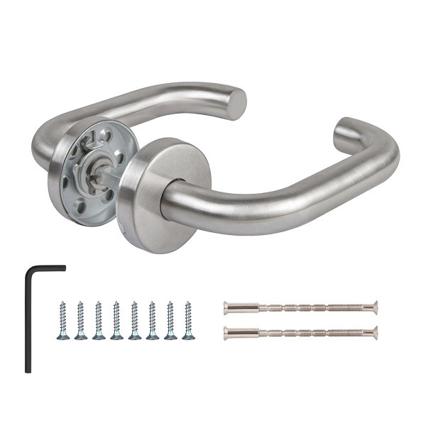 Ручка противопожарная FUARO DSS-0203/19 нержавейка 201 квадрат 8x110 мм