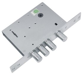 Замок врезной ГАРДИАН ЗВ 30.04 сувальдный с защёлкой 4 кл. (длинный кл. 59 мм) /123:185:2/