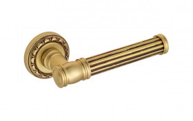 Ручка дверная Venezia IMPERO D2 французcкое золото + коричневый