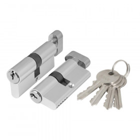 Цилиндровый механизм AJAX (AX102/70) AX1002Knob70 (30+10+30)/HD CP хром