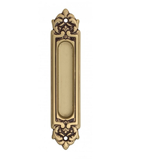 Ручка для раздвижной двери Venezia U122 DECOR французское золото + коричневый 1шт