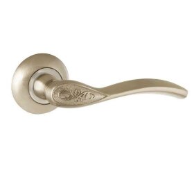 Ручка дверная AJAX SILVA JR SN/CP-3 матовый никель/хром