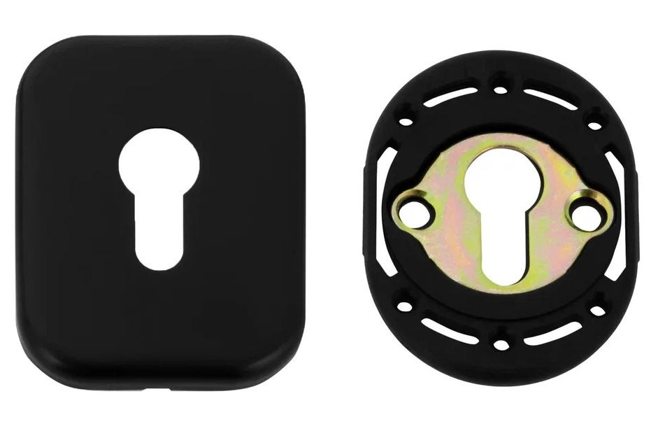 Накладка декоративная на цилиндр PALIDORE 020-01-BLACK черный