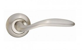 Ручка дверная RENZ INDH 94-08 SN/NP Гориция никель матовый/никель блестящий