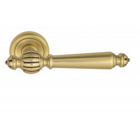 Ручка дверная Venezia PELLESTRINA D1 французское золото + коричневый