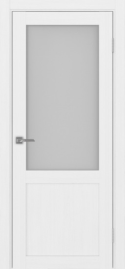 Межкомнатная дверь Оптима Порте Турин_502.21 ЭКО-шпон Белый лёд