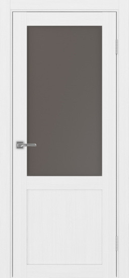 Межкомнатная дверь Оптима Порте Турин_502.21 ЭКО-шпон Белый лёд
