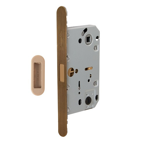 Магнитная защелка ARMADILLO WC с ответной планкой GRAVITY.PRO G01.196.50.96 AB бронза