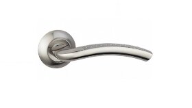 Ручка дверная BUSSARE PRATICO A-09-10 CHROME/S.CHROME Хром/хром матовый