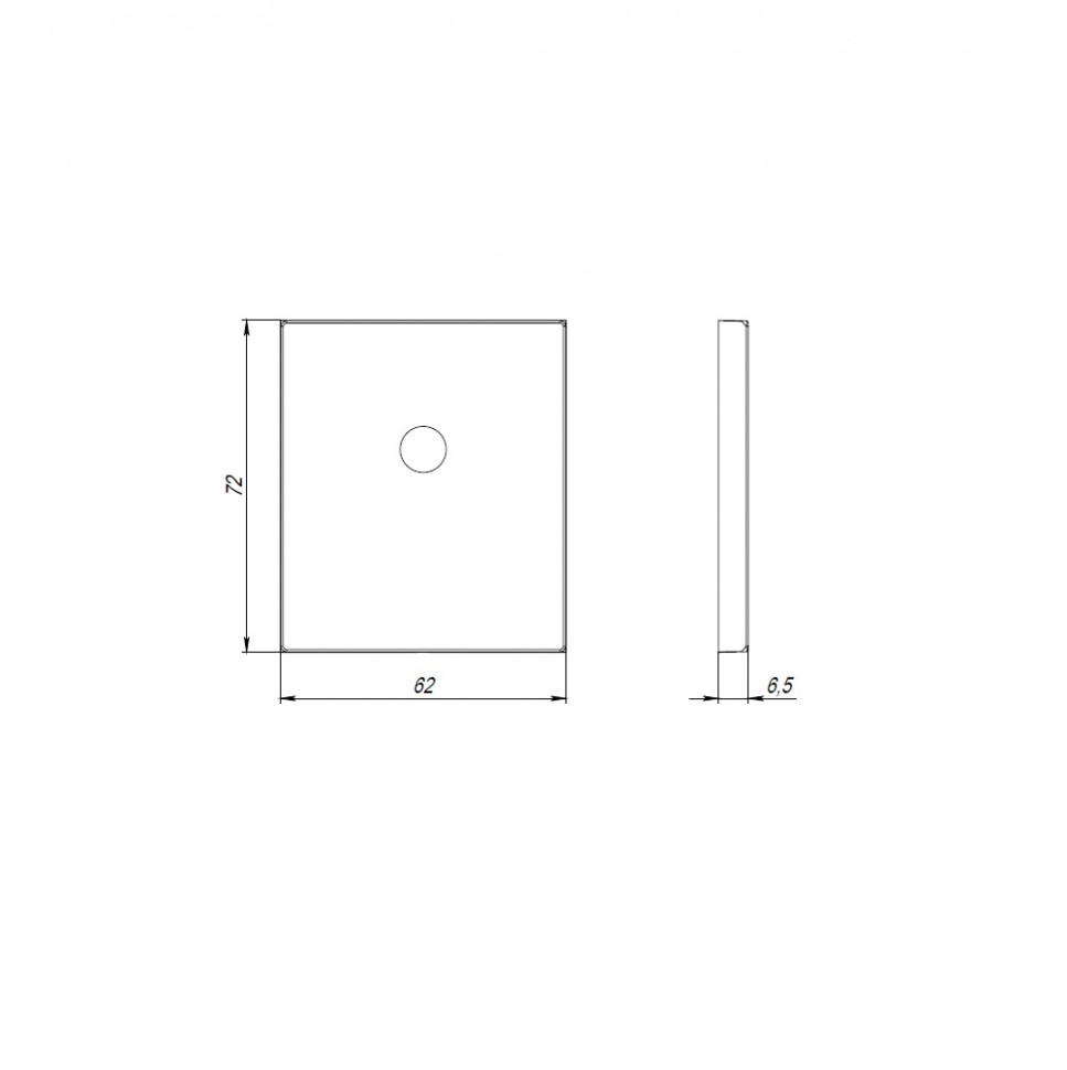 Накладка декоративная под шток ARMADILLO BK Protector/USS MWSC Итальянский тисненый