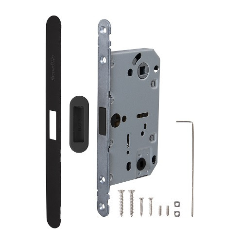 Магнитная защелка ARMADILLO WC с ответной планкой GRAVITY.PRO G01.196.50.96 BL черный