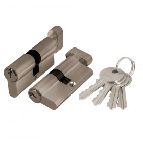 Цилиндровый механизм AJAX (AX102/60) AX1002Knob60 (25+10+25)/HD AB бронза