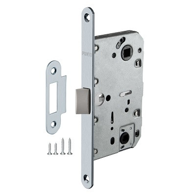 Защелка врезная PUNTO PL96WC-50/BL SSC-16 сатинированный хром