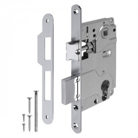 Замок под цилиндр AJAX METLS25-50 CP хром