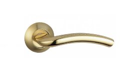 Ручка дверная BUSSARE PRATICO A-09-10 GOLD/S.GOLD Золото/золото матовое