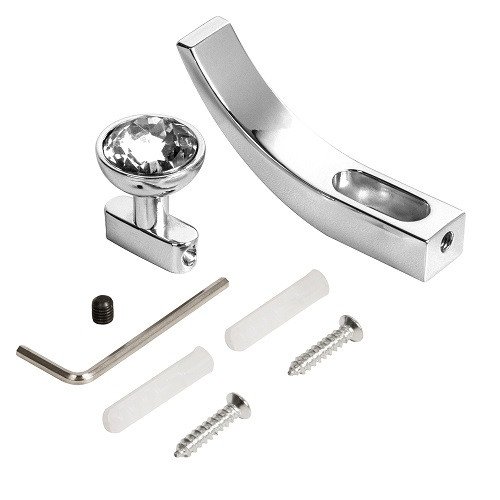 Крючок настенный AJAX MB-LM/K-004 CP хром