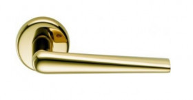 Ручка дверная COLOMBO Robotre CD91RSB-OL полированная латунь