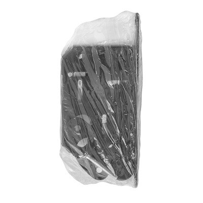 Корпус врезного замка под цилиндр для раздвижных дверей AGB SCIVOLA TRE B08982.50.93 черный