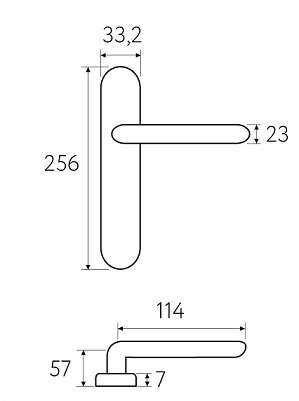 Дверная ручка на планке Fratelli Cattini RETRO CYL PL01-OLV полированная латунь