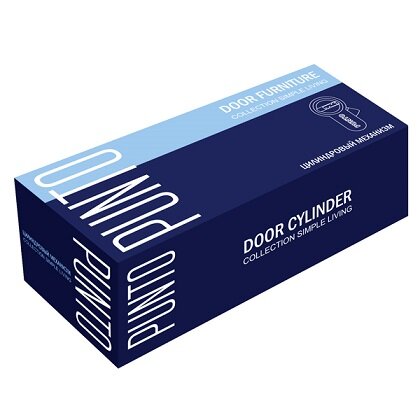 Цилиндровый механизм PUNTO Z400/70 mm (30+10+30) PB латунь 5 кл