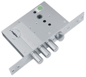 Замок врезной ГАРДИАН ЗВ 50.11 сувальдный с защёлкой 4 кл. (длинный кл. 59 мм) /123:004/