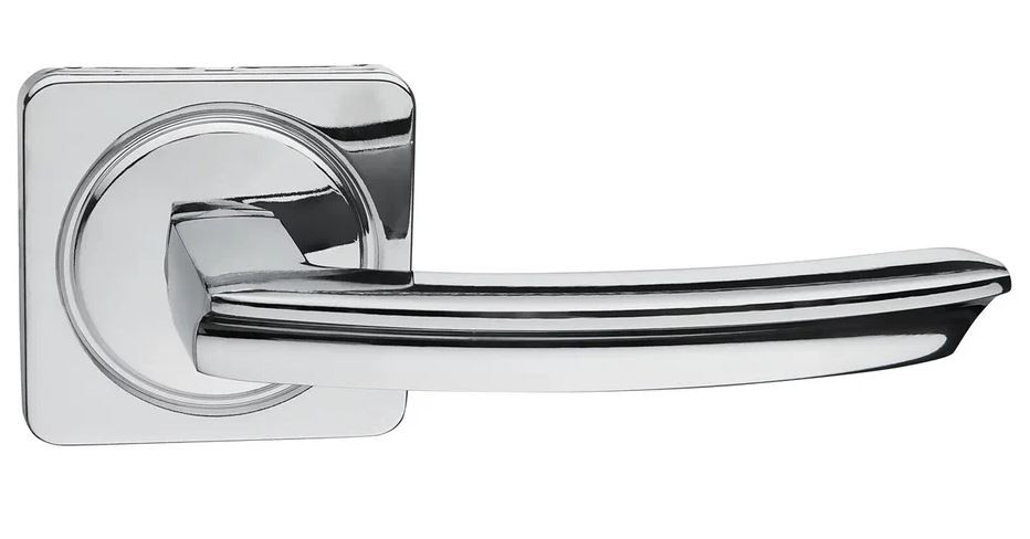 Ручка для входной двери PALIDORE A-375 PC хром блестящий