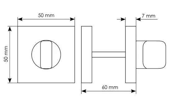 Завертка сантехническая MORELLI LUXURY LUX-WC-S5 CRO хром