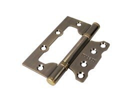 Петля накладная без врезки RUCETTI RFH-100*75*2,5 AB античная бронза