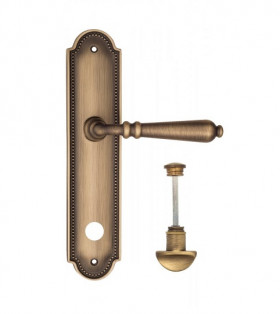 Дверная ручка на планке Fratelli Cattini NAPOLI WC-2 PL248-BY матовая бронза