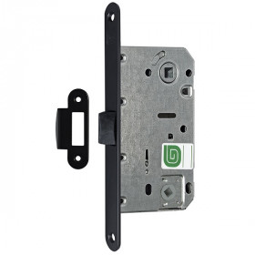 Защелка межкомнатная ГАРДИАН Soft 1P BL черный /123:5958/