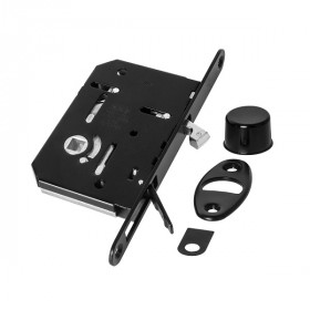 Защелка врезная WC для раздвижных дверей AGB SCIVOLA TRE B08981.50.93 черный