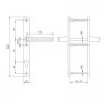 Ручка на планке PUNTO HANDLE.92.25.67-75 RAL 9016