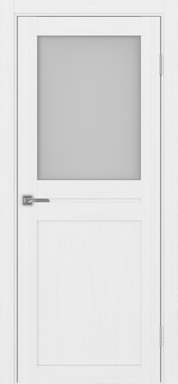 Межкомнатная дверь Оптима Порте Турин_520.211 ЭКО-шпон Белый лёд