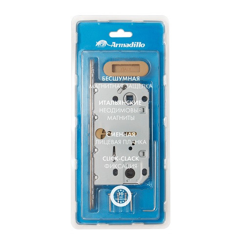 Магнитная защелка ARMADILLO WC с ответной планкой GRAVITY.PRO G01.196.50.96 FSG флорентийское золото