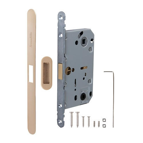 Магнитная защелка ARMADILLO WC с ответной планкой GRAVITY.PRO G01.196.50.96 FSG флорентийское золото