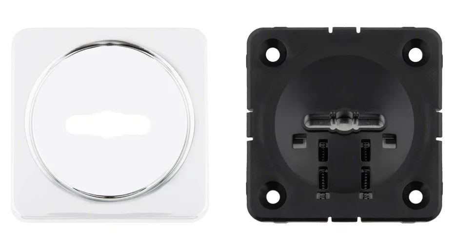 Накладка декоративная на сувальдный замок с шторкой PALIDORE 020-02 R-PC хром блестящий