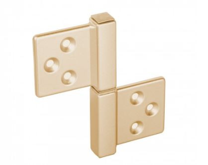 Петля карточная Fratelli Cattini 143Q 38-35 BS матовая латунь