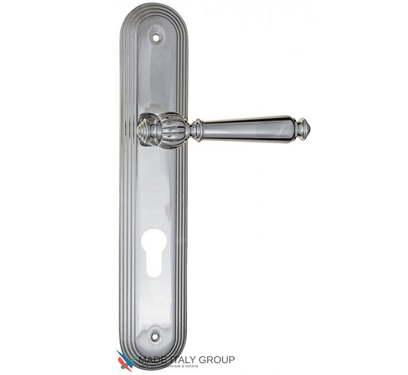 Дверная ручка на планке Fratelli Cattini MARANI CYL PL288-CR полированный хром