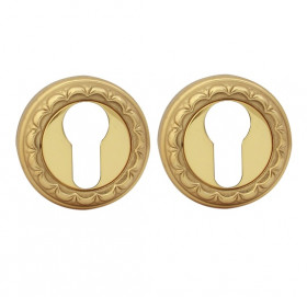 Накладка под цилиндр MELODIA Cyl D Полированная латунь