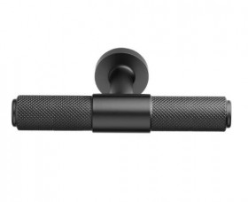 Мебельная ручка FORME PM08 &quot;Т&quot; ALYA ЧЕРНЫЙ МАТОВЫЙ