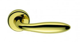 Ручка дверная COLOMBO Mach CD81RSB-OL полированная латунь