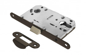 Защелка под цилиндр бесшумная PALIDORE 2045 BH Черный никель