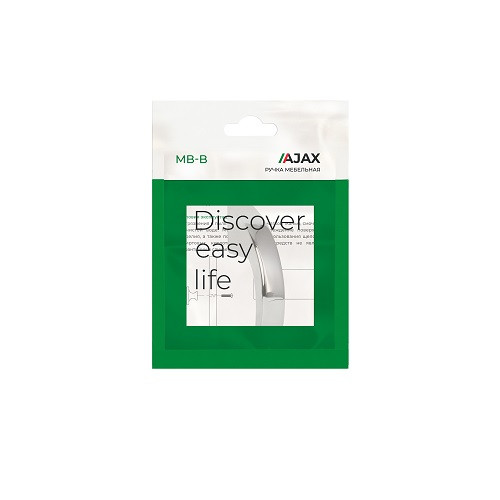 Ручка-кнопка AJAX мебельная MB-B-002 CP хром