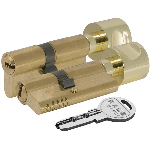 Цилиндровый механизм с вертушкой KALE KILIT 164 OBS SCE/70 (30+10+30) mm латунь 5 кл. new