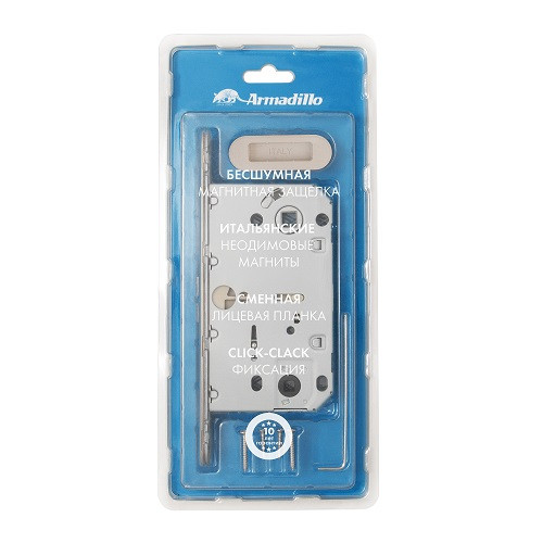 Магнитная защелка ARMADILLO WC с ответной планкой GRAVITY.PRO G01.196.50.96 MWSC итальянский тисненый