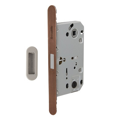 Магнитная защелка ARMADILLO WC с ответной планкой GRAVITY.PRO G01.196.50.96 AC медь