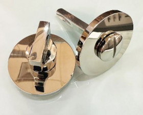 Завертка сантехническая GHOBESTIR A858-1N (round) PVD NICKEL / 202